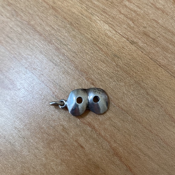 Sterling Silver Rowing Seat Necklace Pendant - Picture 3 of 4